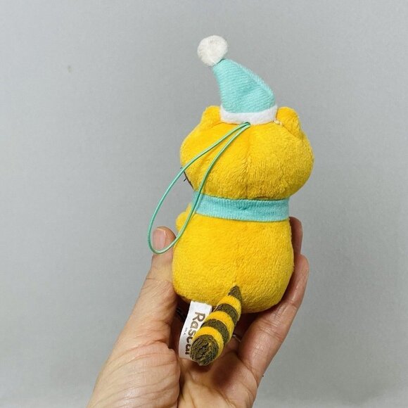 Sk Japan Rascal Raccoon Plush Charm Hang Mascot Doll Japanese Animation Cartoon - Picture 3 of 9